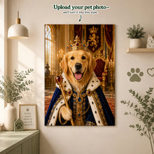 Royal King Custom Pet Portrait – Made from Your Pet’s Photo
