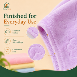 Quick-Dry Absorbent Pet Bath Towel with Soft Fiber Fabric and Convenient Wrap Design