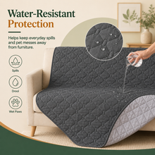 Reversible Waterproof Quilted Pet Furniture Cover for Sofas, Beds and Cars