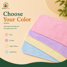 Quick-Dry Absorbent Pet Bath Towel with Soft Fiber Fabric and Convenient Wrap Design