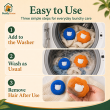 Reusable Pet Hair Catcher Laundry Ball Kit for Washing Machines
