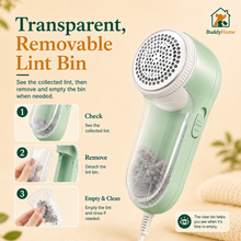 Electric Lint and Pet Hair Remover for Clothing and Upholstery