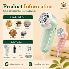 Electric Lint and Pet Hair Remover for Clothing and Upholstery