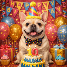 Birthday Custom Pet Portrait – Make Their Special Day Unforgettable