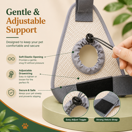 Adjustable Pet Grooming Hammock for Nail Trimming and Paw Care