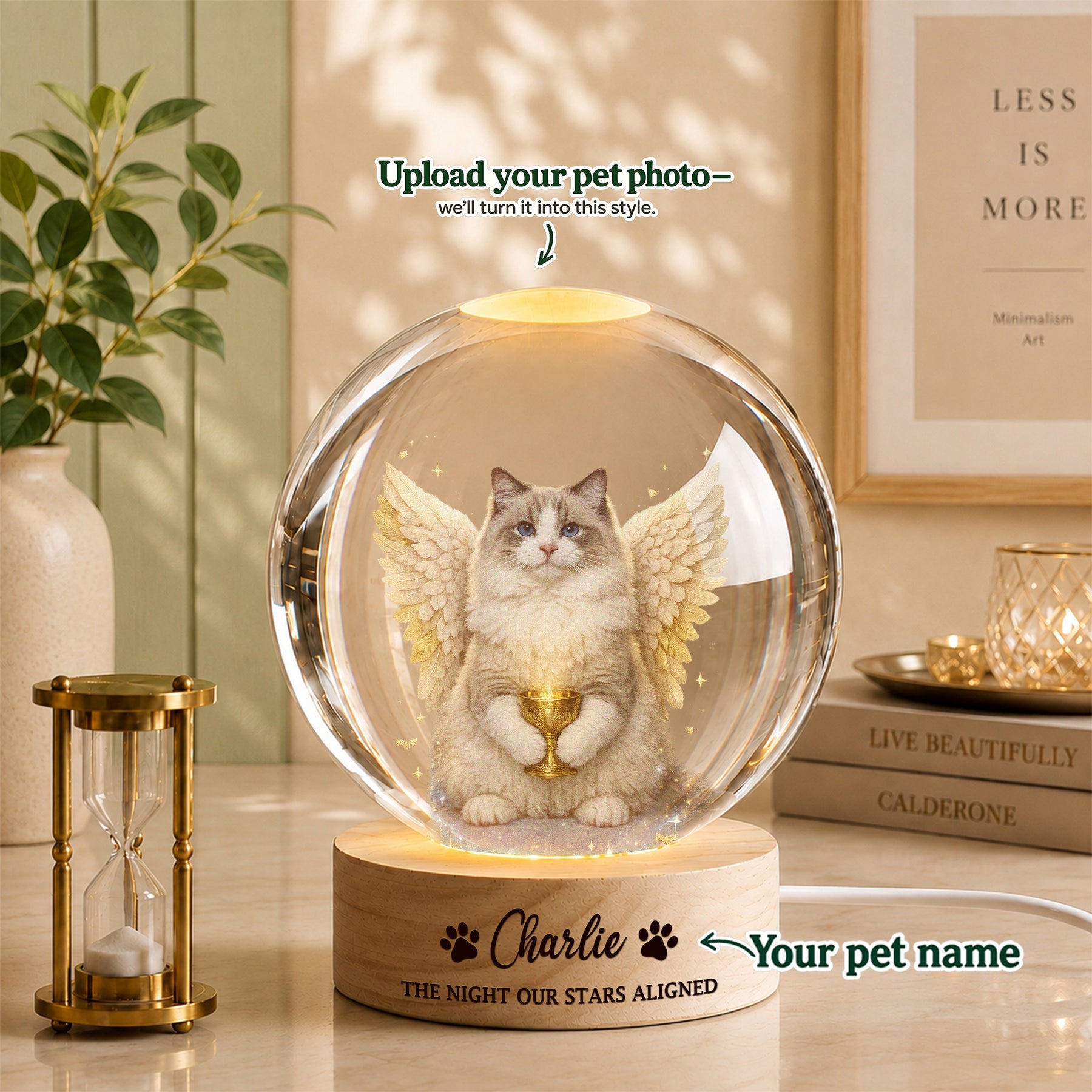 Memorial Custom Pet Portrait – A Beautiful Tribute Made from Your Pet’s Photo