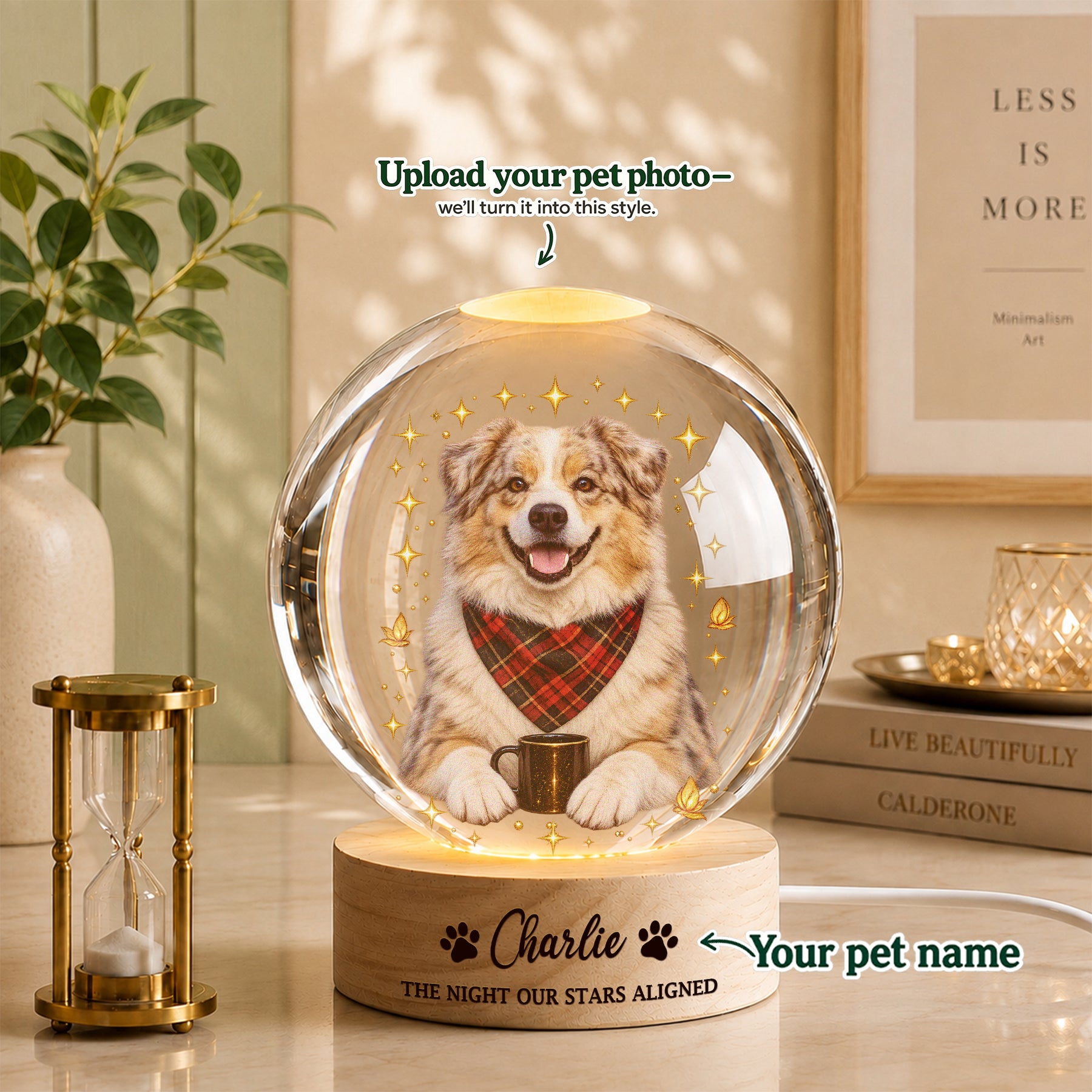 Camping Custom Pet Portrait – Your Favorite Adventure Buddy in the Great Outdoors