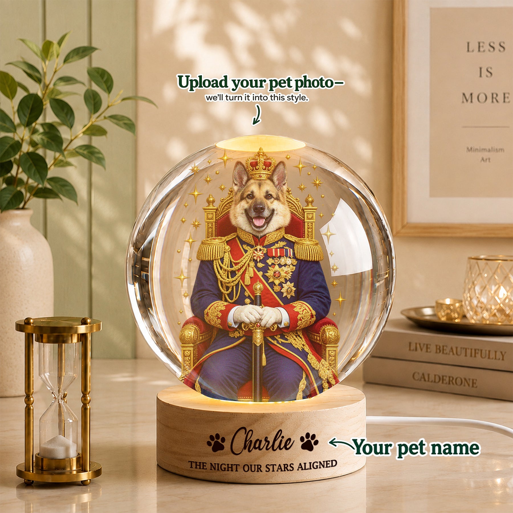 Royal Military Custom Pet Portrait – Your Pet as a Distinguished Commander
