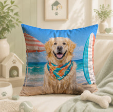 Beach Custom Pet Portrait – Sun, Sand & Your Favorite Companion