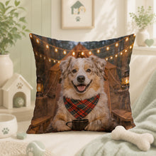 Camping Custom Pet Portrait – Your Favorite Adventure Buddy in the Great Outdoors