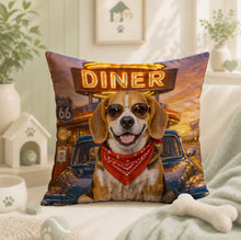 Vintage Americana Custom Pet Portrait – Classic American Charm from Your Pet’s Photo