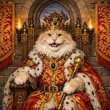 Medieval Royal Custom Pet Portrait – Your Pet as a Noble Legend