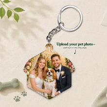 Custom Pet & Owner Wedding Portrait – Make Your Best Friend Part of the Big Day