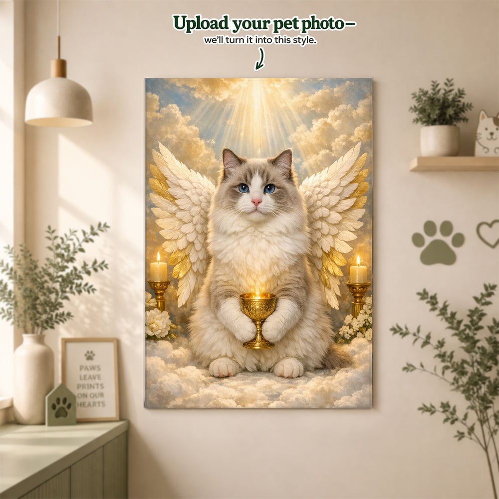 Memorial Custom Pet Portrait – A Beautiful Tribute Made from Your Pet’s Photo