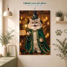 Wizard Custom Pet Portrait – Turn Your Pet into a Magical Legend