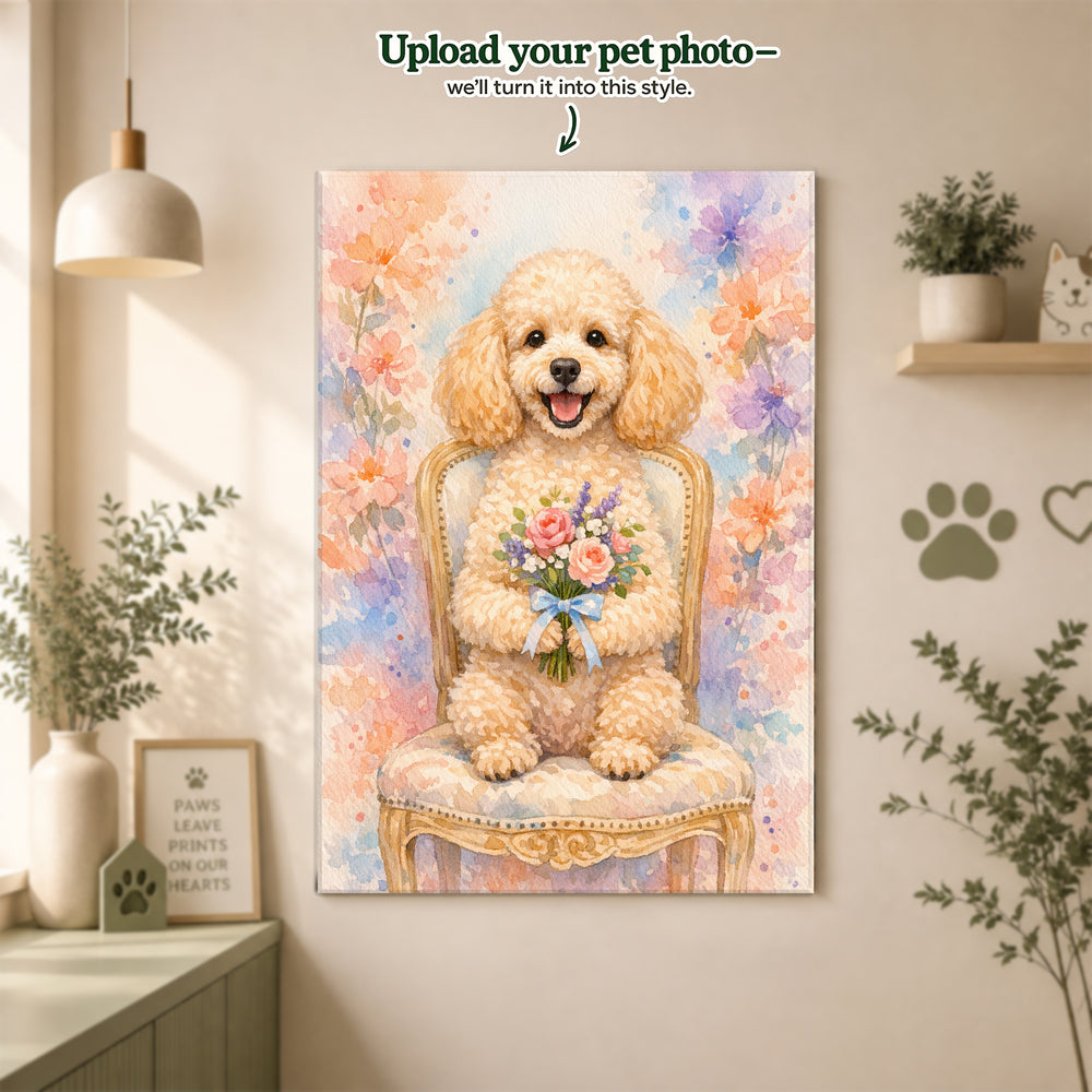 Custom Watercolor Pet Portrait – Created from Your Favorite Photo