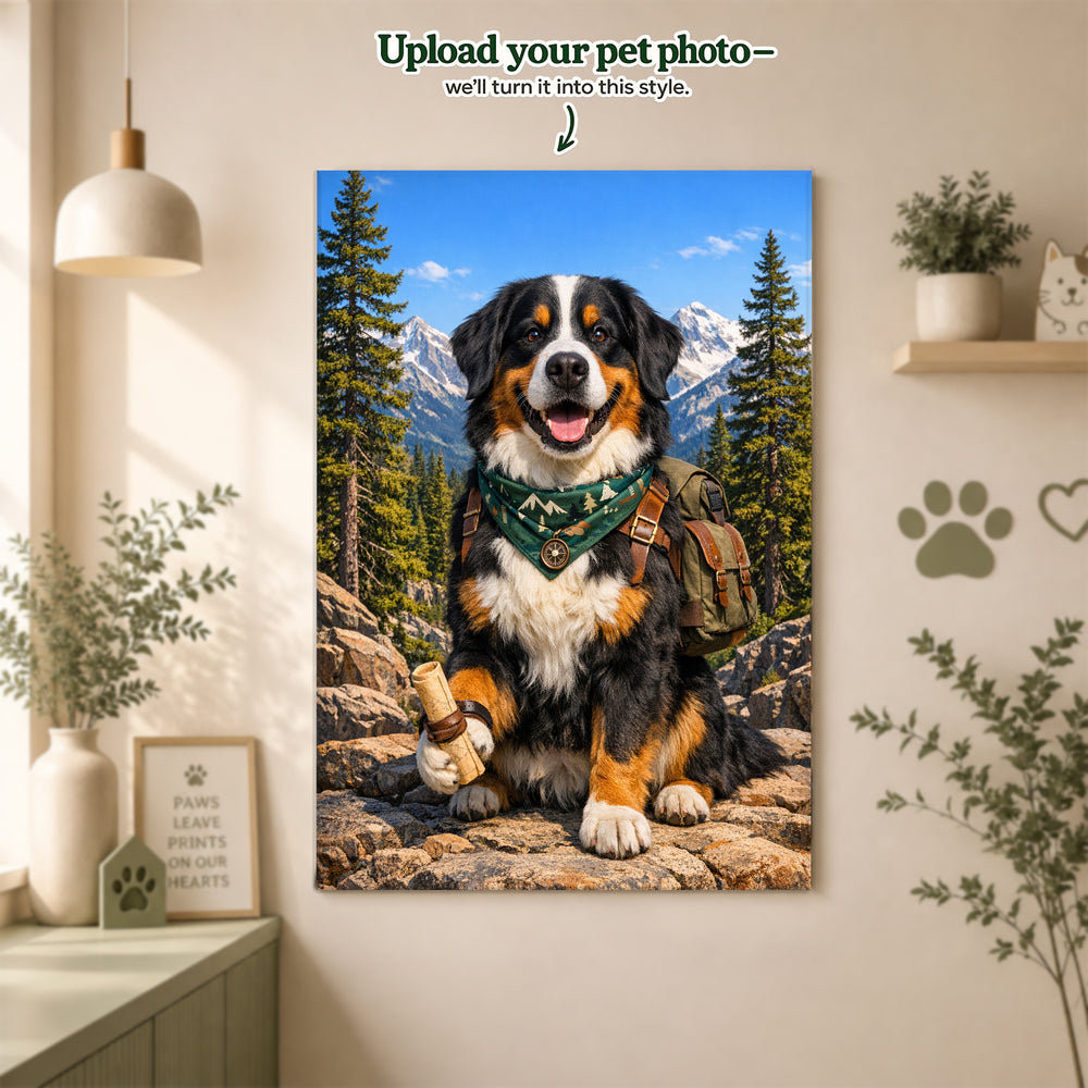 National Parks Custom Pet Portrait – Turn Your Pet into a Great American Explorer