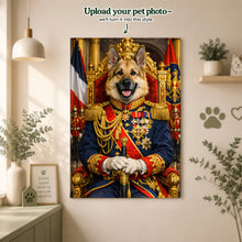 Royal Military Custom Pet Portrait – Your Pet as a Distinguished Commander
