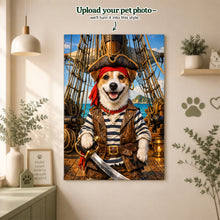 Pirate Custom Pet Portrait – Your Pet as a Legendary Captain