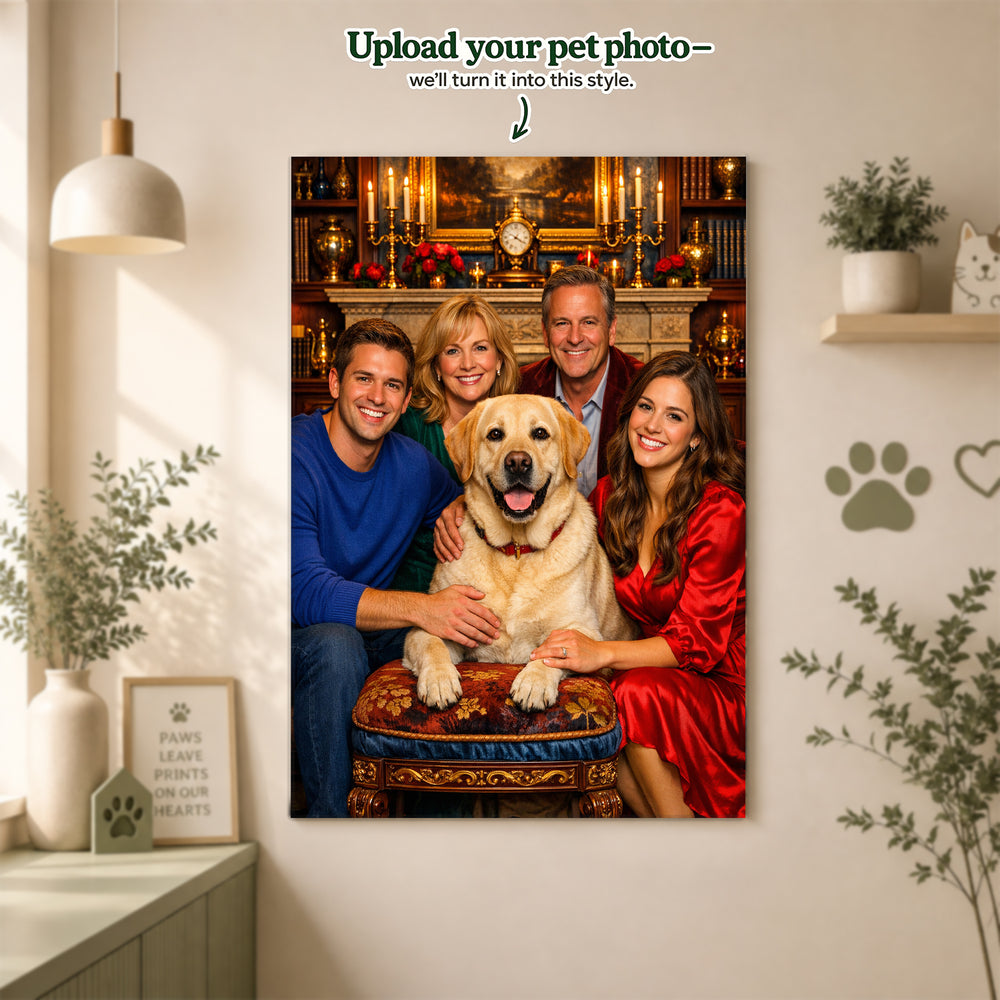 Custom Pet Family Portrait – Everyone You Love in One Special Portrait