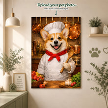Chef Custom Pet Portrait – Your Pet as the Star of the Kitchen