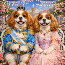 Prince & Princess Custom Pet Portrait – Made from Your Pet’s Photo