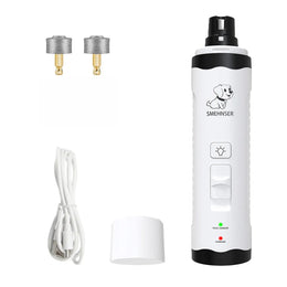 Rechargeable Low-Noise Electric Pet Nail Grinder with LED Light and USB Charging for Safe, Precise Paw Grooming