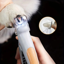 Professional LED Pet Nail Clipper with Safety Light for Easy, Precise, and Comfortable Paw Grooming