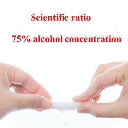 75% Alcohol Disposable Disinfecting Wipes for Phones, Glasses, Small Surfaces, and Pierced Ear Care