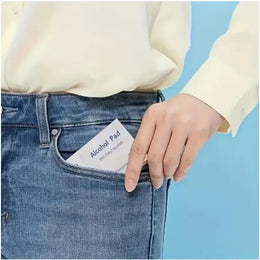 75% Alcohol Disposable Disinfecting Wipes for Phones, Glasses, Small Surfaces, and Pierced Ear Care