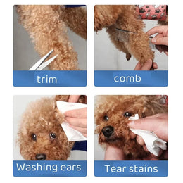 Adjustable Pet Grooming Hammock Harness for Safe Nail Trimming, Paw Care, and Anti-Scratch Restraint