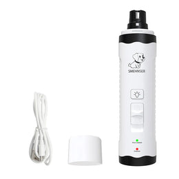Rechargeable Low-Noise Electric Pet Nail Grinder with LED Light and USB Charging for Safe, Precise Paw Grooming