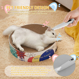 Cordless High-Speed Pet Paw Trimmer with LED Light, Low-Noise Motor, and Waterproof Design