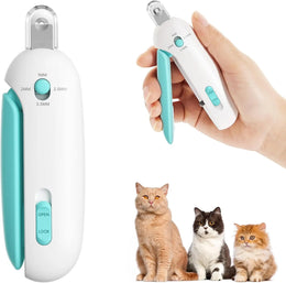 Adjustable Stainless Steel Pet Nail Clipper with Safety Guard for Precise and Controlled Trimming