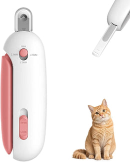 Adjustable Stainless Steel Pet Nail Clipper with Safety Guard for Precise and Controlled Trimming