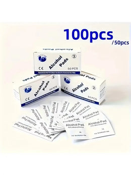 75% Alcohol Disposable Disinfecting Wipes for Phones, Glasses, Small Surfaces, and Pierced Ear Care
