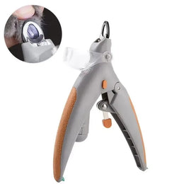 Professional LED Pet Nail Clipper with Safety Light for Easy, Precise, and Comfortable Paw Grooming