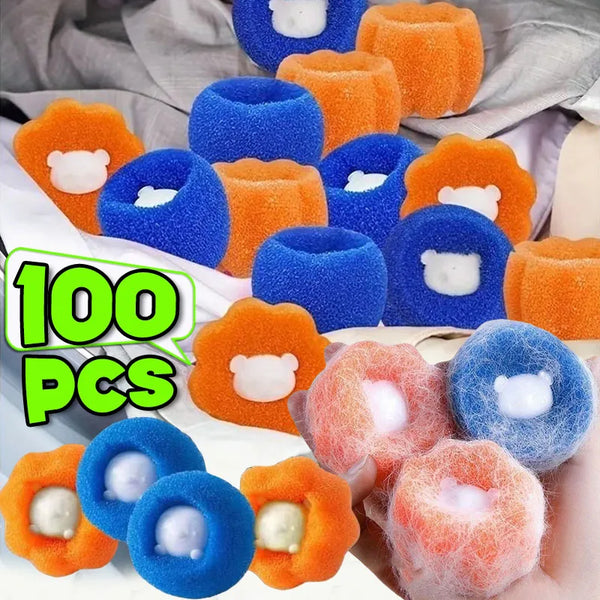 Reusable Pet Hair Catcher Laundry Ball Kit for Washing Machines