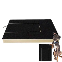 Pull-Out Wooden Dog Nail Scratch Board with Replaceable Sandpaper and Built-In Treat Box for Stress-Free Nail Trimming