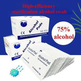 75% Alcohol Disposable Disinfecting Wipes for Phones, Glasses, Small Surfaces, and Pierced Ear Care