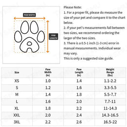 4-Piece Water-Resistant Dog Rain Boots with Non-Slip Paw Protection for Small Dogs