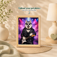 Rockstar Custom Pet Portrait – Turn Your Pet into the Star of the Show