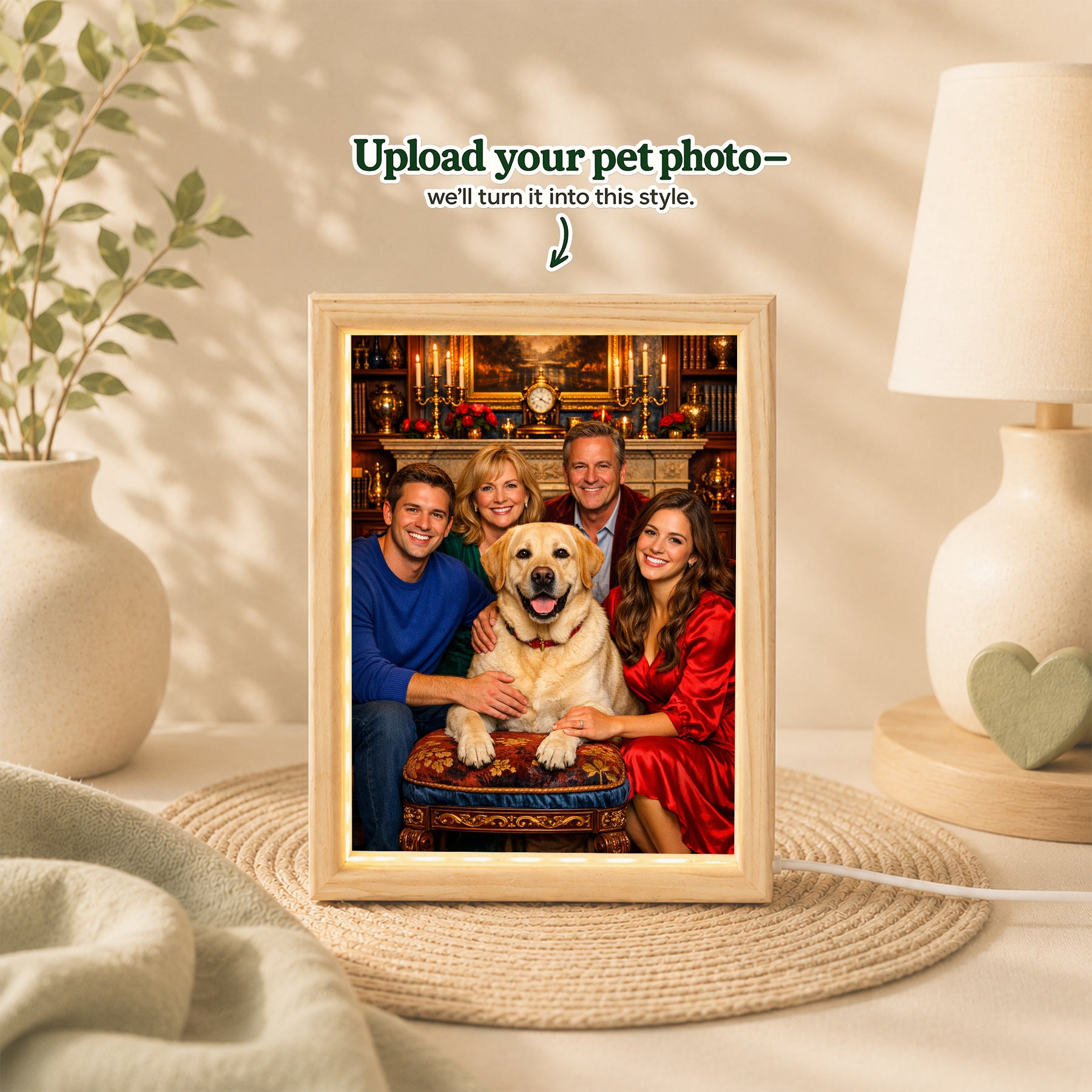 Custom Pet Family Portrait – Everyone You Love in One Special Portrait