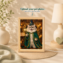 Wizard Custom Pet Portrait – Turn Your Pet into a Magical Legend