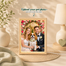 Custom Pet & Owner Wedding Portrait – Make Your Best Friend Part of the Big Day
