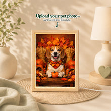 Thanksgiving Custom Pet Portrait – Celebrate the One You’re Always Thankful For