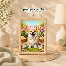 Easter Custom Pet Portrait – A Sweet Springtime Portrait from Your Pet’s Photo