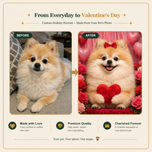 Valentine’s Day Custom Pet Portrait – Celebrate the Love That’s Always There